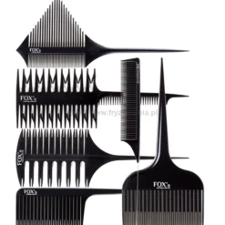 Fox 3D Weaving Zestaw grzebieni do różnych technik farbowania 6szt.