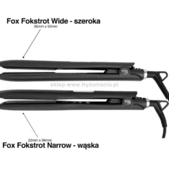 Fox Fokstrot Wide Prostownica do włosów z wyświetlaczem LCD HD