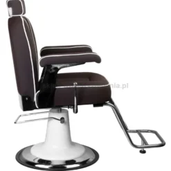 Gabbiano Amadeo Fotel barberski brązowy dostępny w 48h