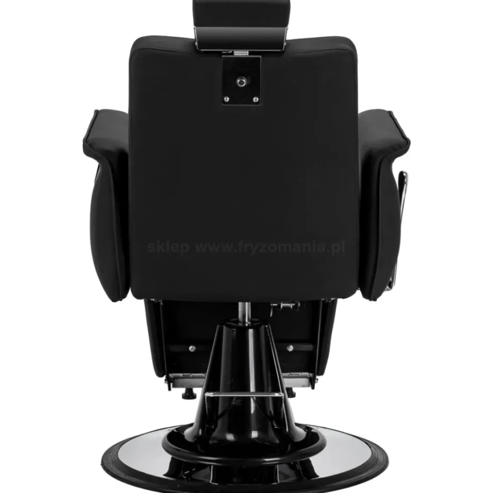 Gabbiano Athena Fotel barberski czarny, dostępny w 48h
