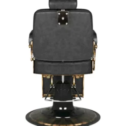 Gabbiano Boss HD Leather Fotel barberski czarny