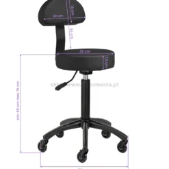 Gabbiano D026 Hoker fryzjerski czarny dostępny w 48h
