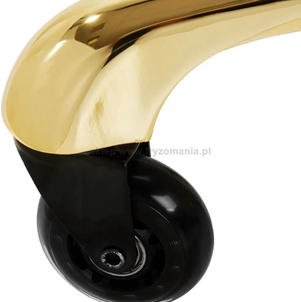 Gabbiano Fine Gold Taboret fryzjerski złoty dostępny w 48h