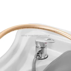 Gabbiano HEAD SPA 017 Myjnia fryzjerska z leżanką, szara, dostępna w 48H