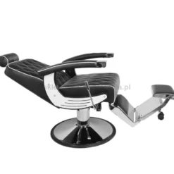 Gabbiano IMPERIAL Fotel barberski czarny dostępny w 48H