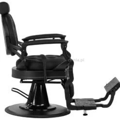 Gabbiano Niccolo Fotel barberski czarny, dostępny w 48h