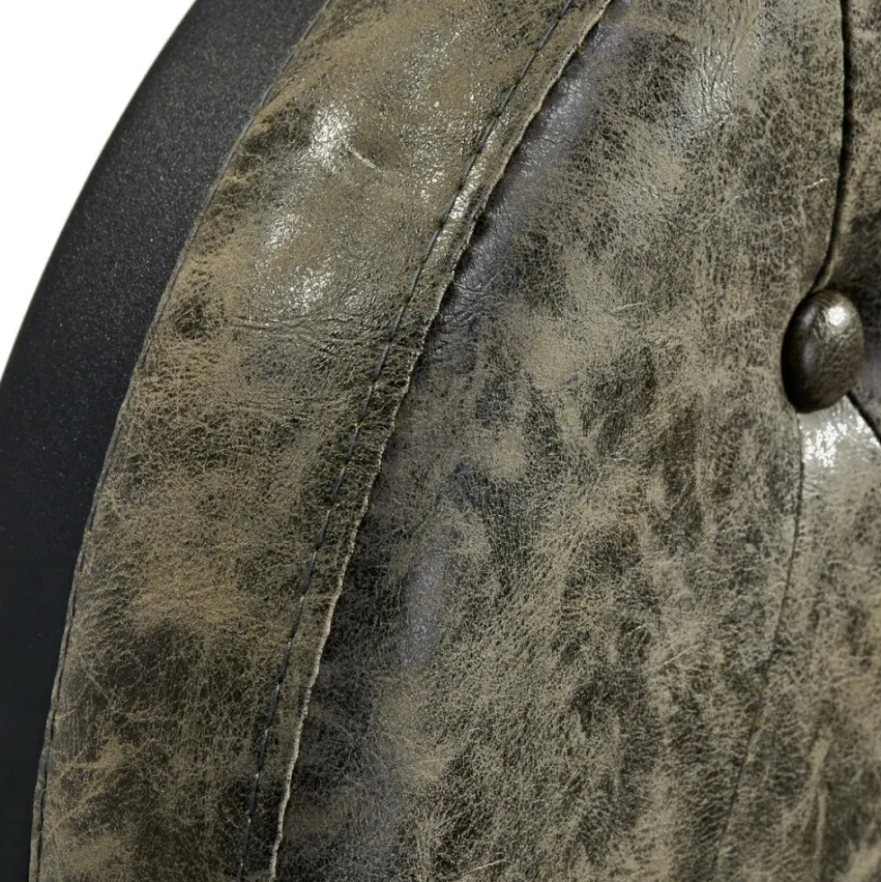 Gabbiano President Fotel barberski Old Leather zielony (dostępność w 48h)