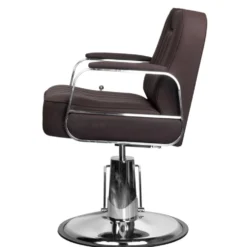 Gabbiano Rufo Fotel barberski brązowy dostępny w 48h