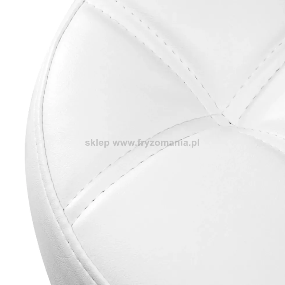Gabbiano Taboret fryzjerski D054G biało-złoty, dostępny w 48H