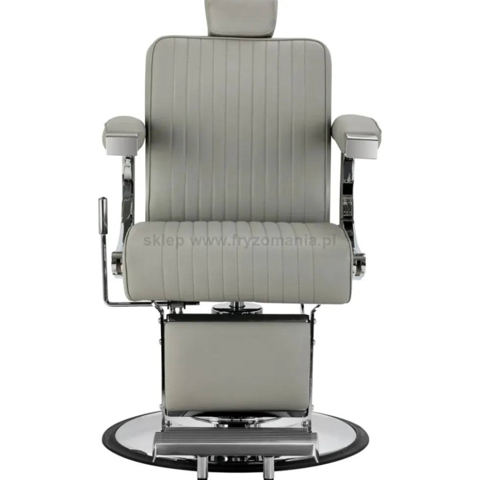 Gabbiano Visionerio Fotel barberski szary, dostępny w 48h
