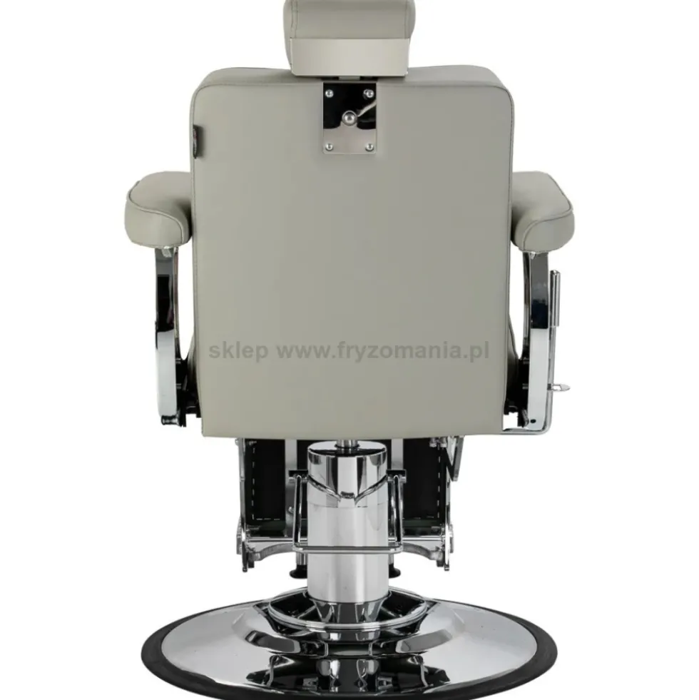 Gabbiano Visionerio Fotel barberski szary, dostępny w 48h