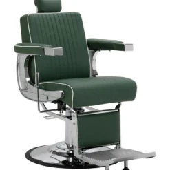 Gabbiano Visionerio Fotel barberski zielony, dostępny w 48h