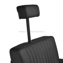 Gabbiano Visionerio Fotel barberski czarny, dostępny w 48h