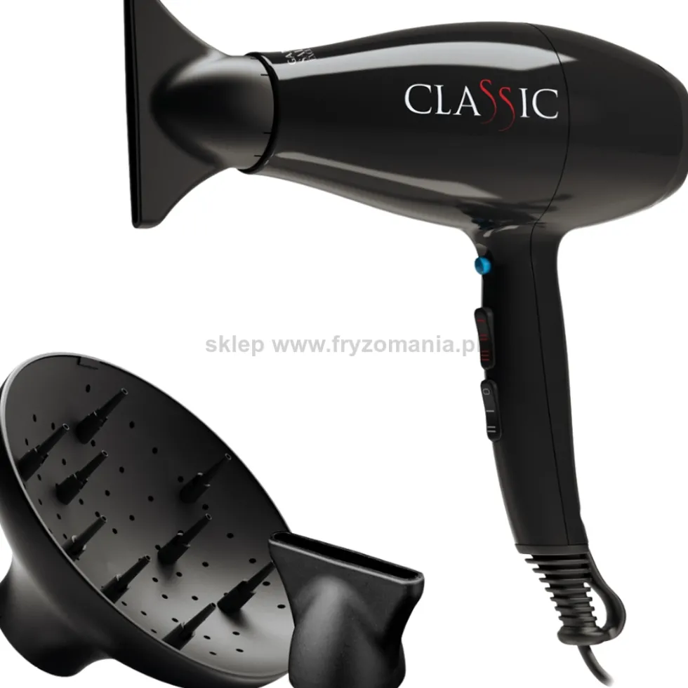 Ga.ma Classic Suszarka do włosów, różne kolory 2200W
