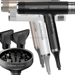 Ga.ma IQ1 Perfetto Professional Dual Filter lekka suszarka do włosów 294g, różne kolory 1600W