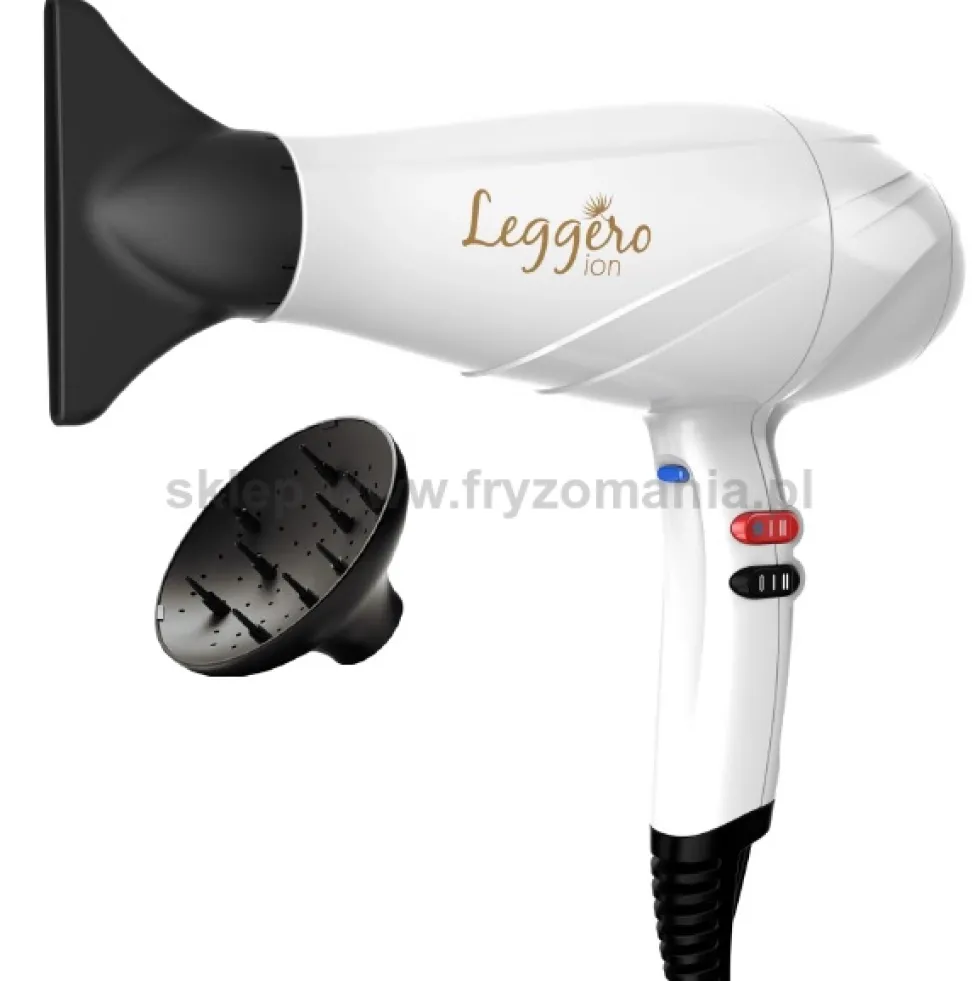 Ga.ma LEGGERO ION 2400W suszarka do włosów biała