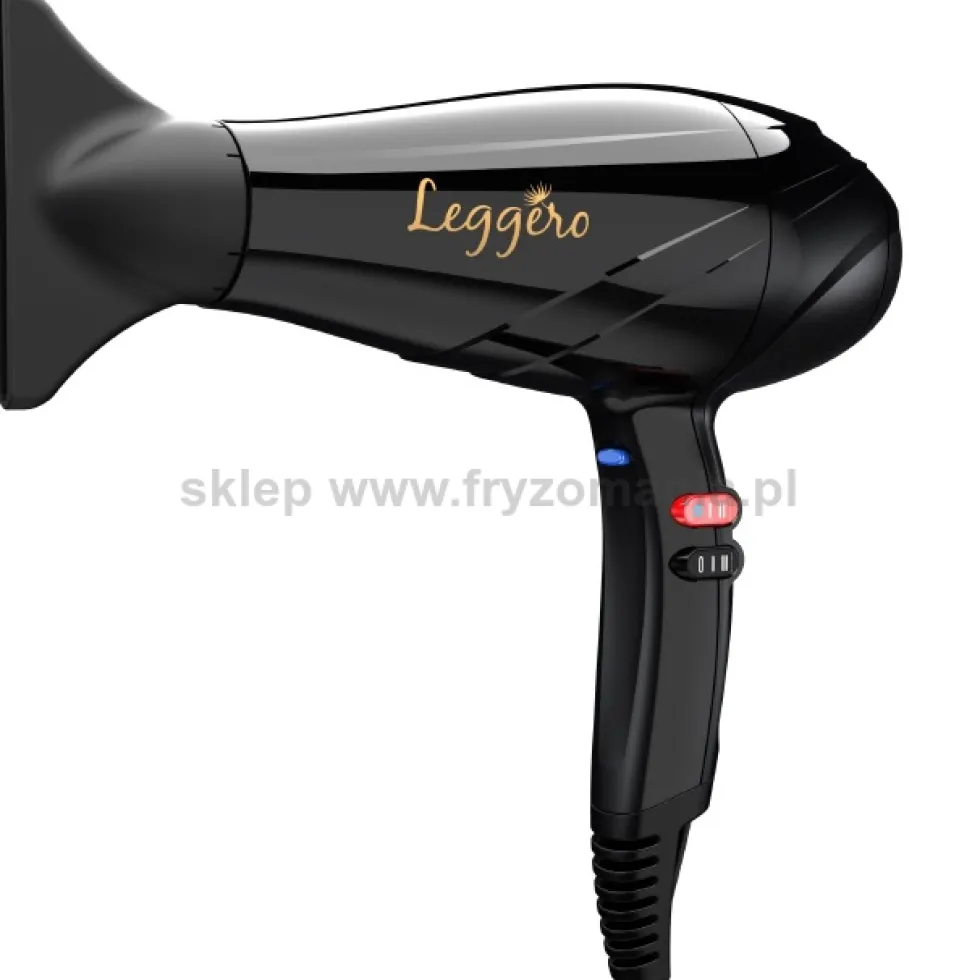 Ga.ma LEGGERO suszarka do włosów czarna 2400W