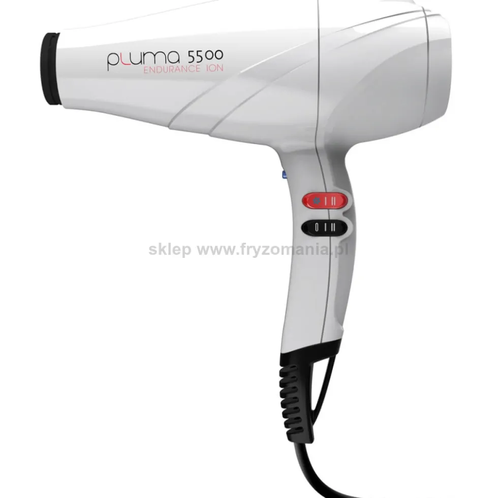 Ga.ma Pluma 5500 ION Suszarka do włosów z jonizacją biała 2400W