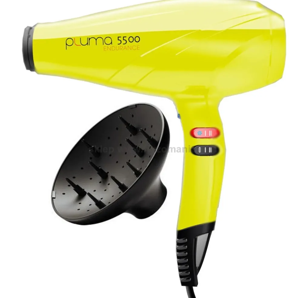 Ga.ma Pluma 5500 ION Suszarka do włosów z jonizacją żółta 2400W
