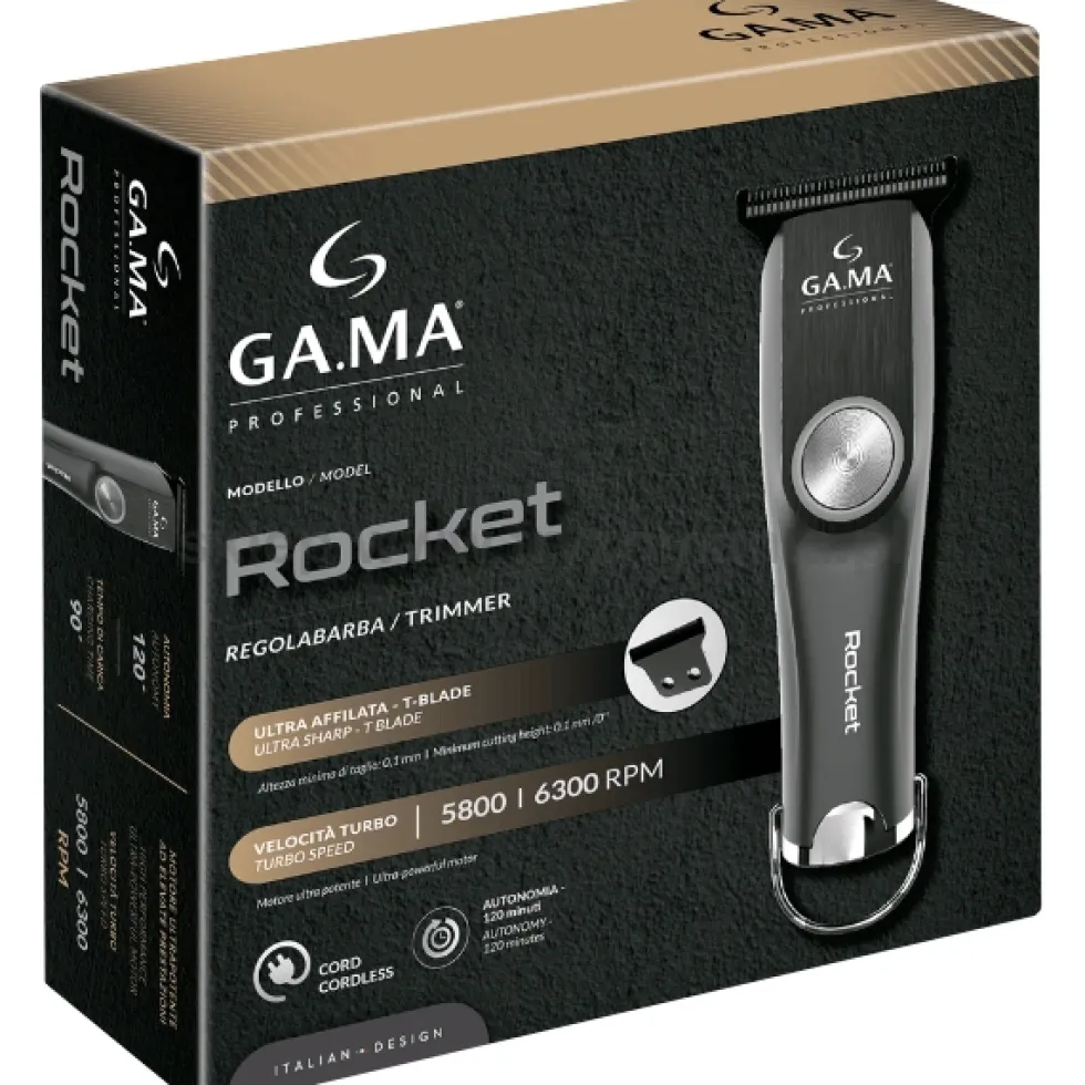 Ga.ma Rocket Trymer do włosów, bezprzewodowy USB