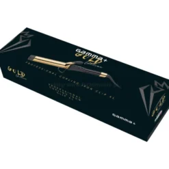 Gamma Piu Iron Clip XL Gold Lokówka do włosów 32mm, pokryta 24-karatowym złotem