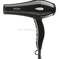 Gamma Piu MegaCosmo Tormalionic 2000 Suszarka do włosów z jonizacją, czarna 2200W