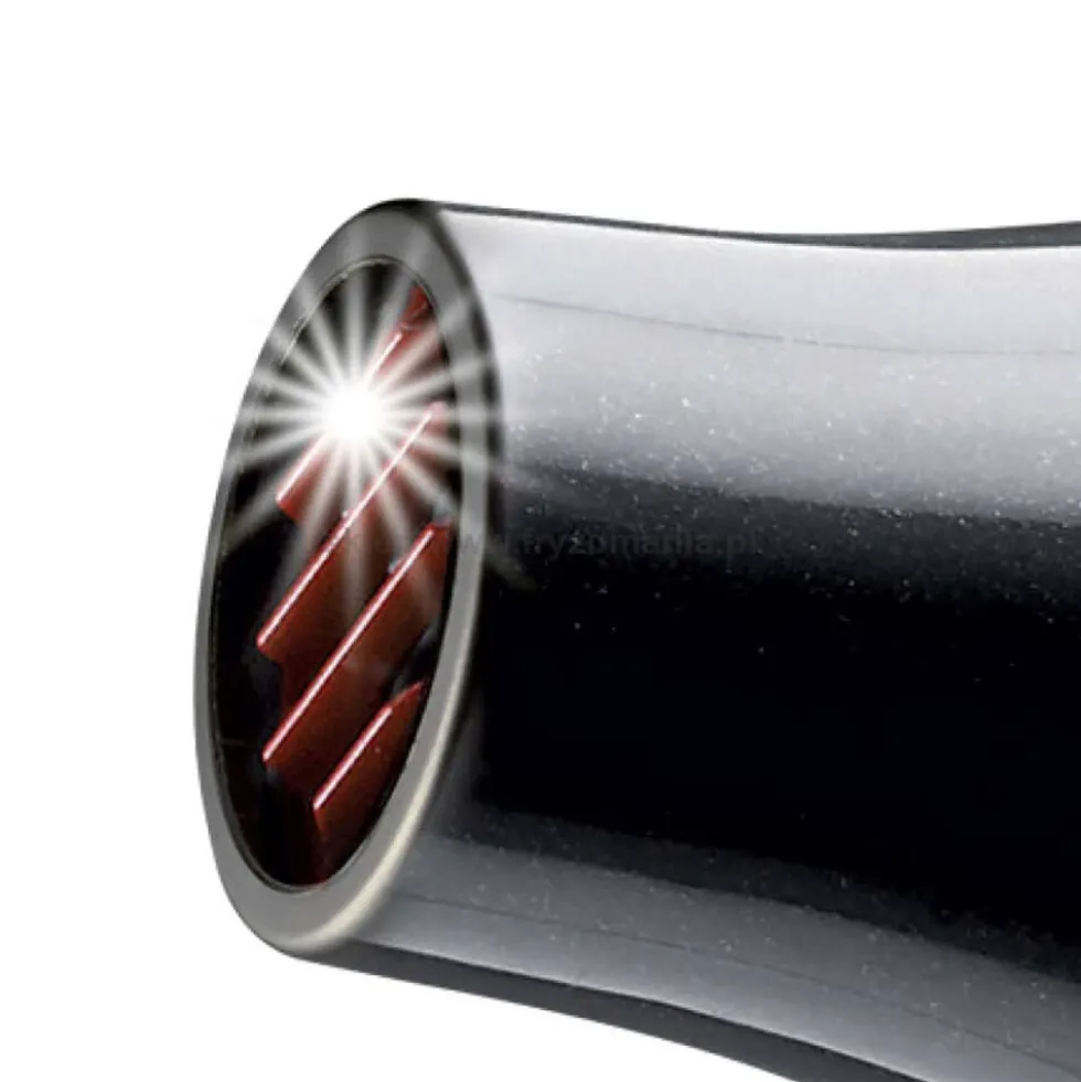 Gamma Piu MegaCosmo Tormalionic 2000 Suszarka do włosów z jonizacją, czarna 2200W