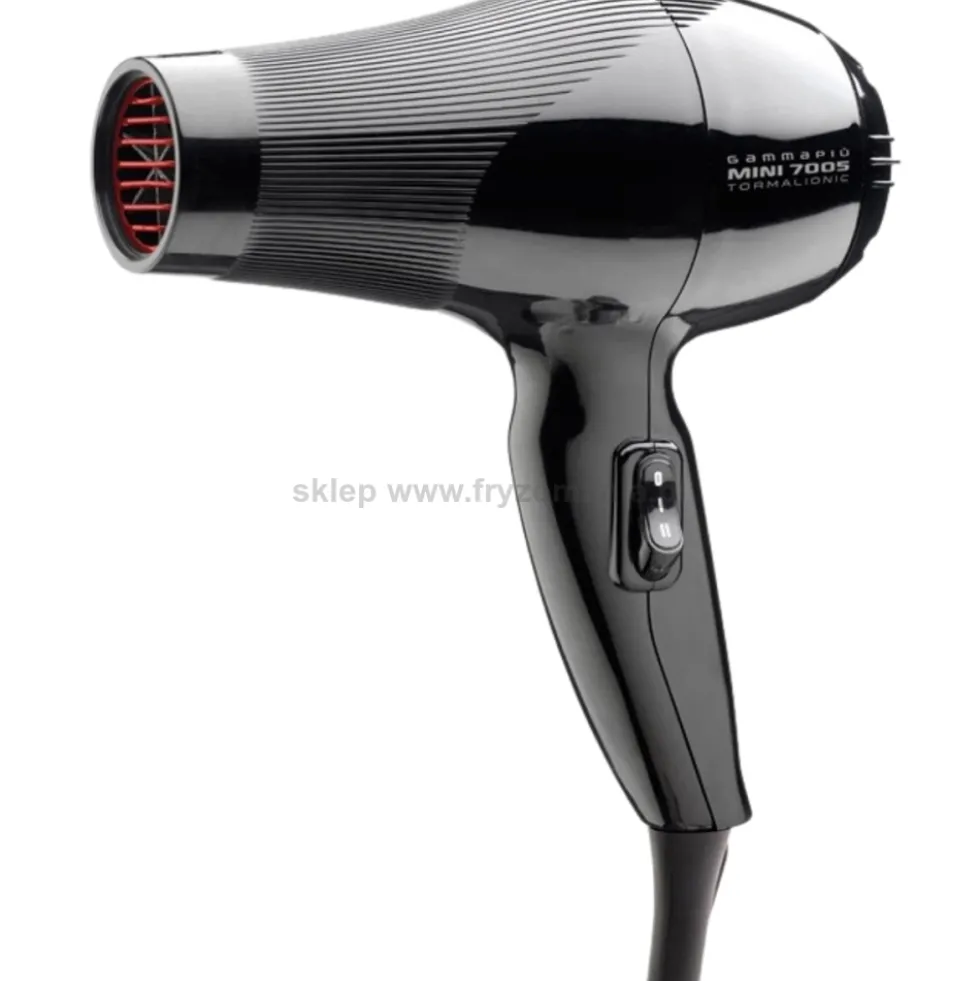 Gamma Piu MINI 7005 kompaktowa, mini suszarka do włosów, 1000W