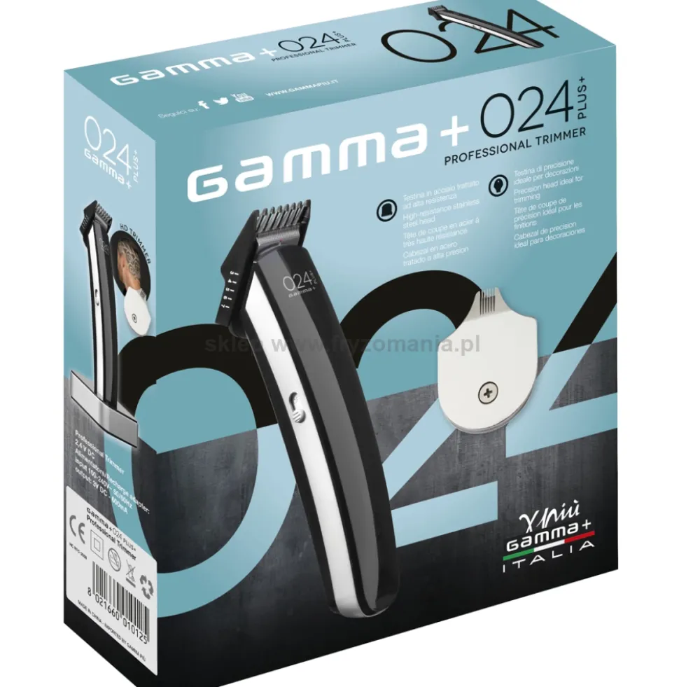 Gamma Piu 024 Plus+ Trymer do włosów ze stacją ładującą