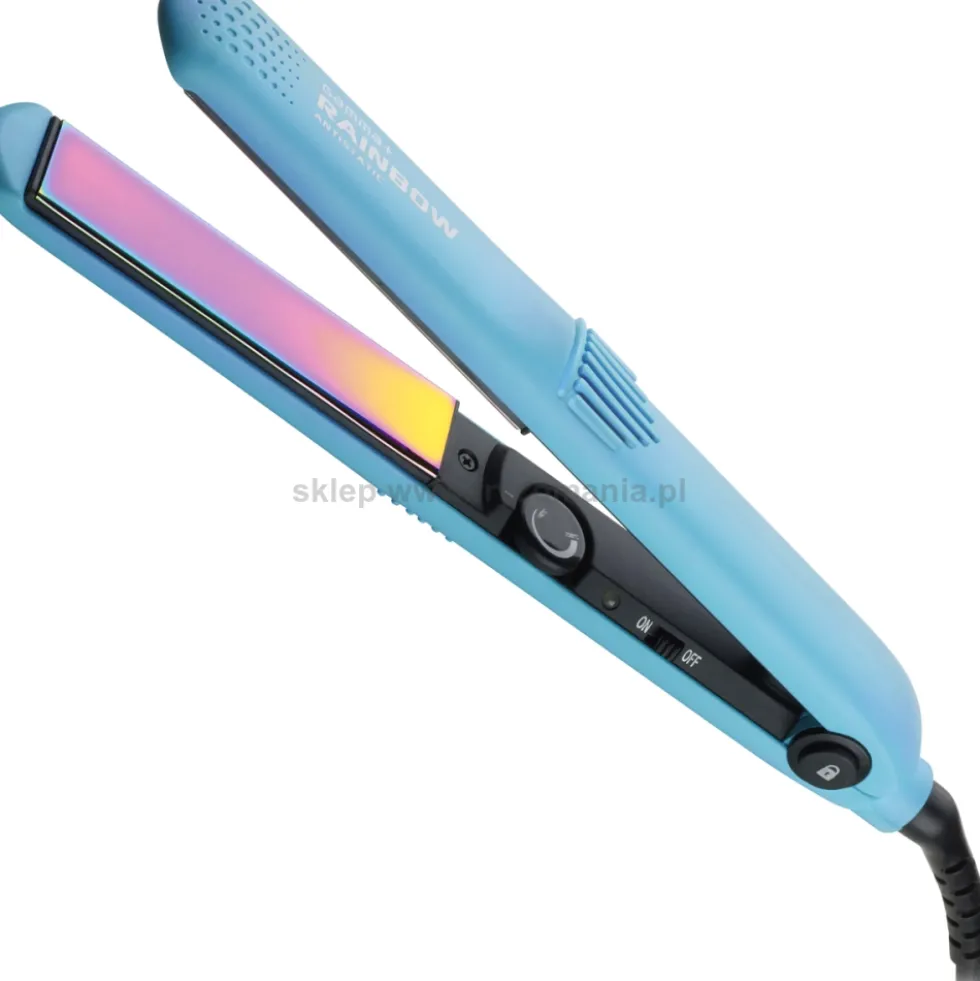 Gamma Piu Rainbow Antistatic Prostownica do włosów, niebieska