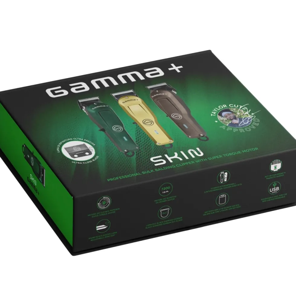 Gamma Piu Skin Trymer do włosów ze stacją ładującą