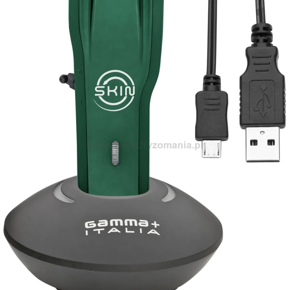 Gamma Piu Skin Trymer do włosów ze stacją ładującą