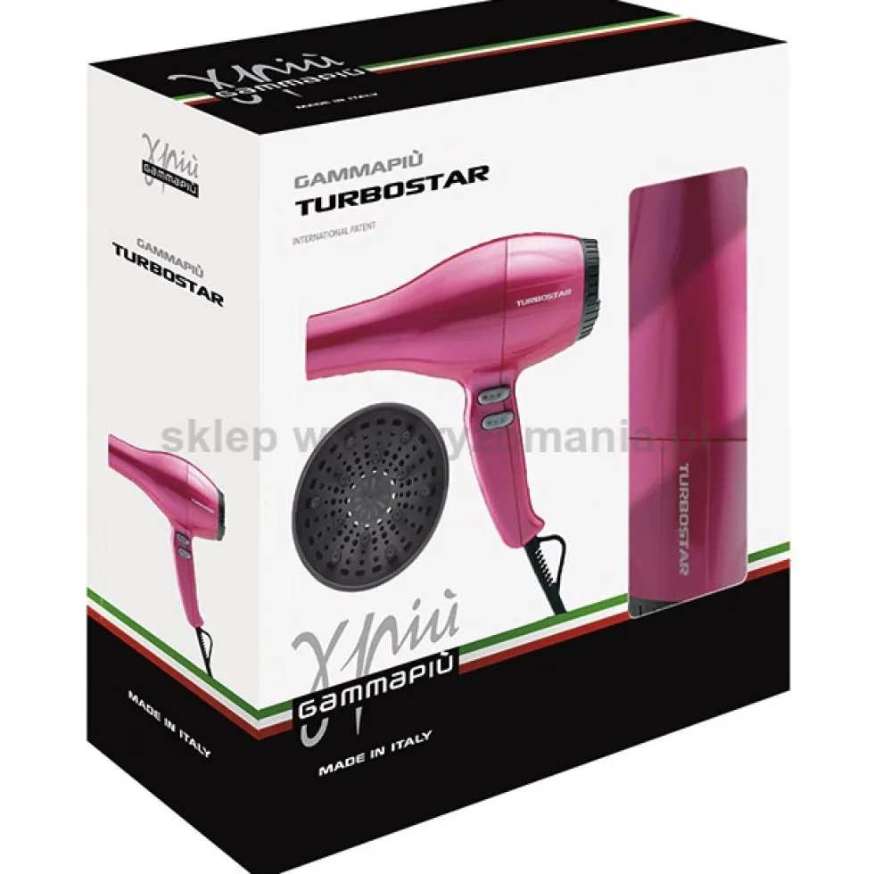 Gamma Piu Turbostar Suszarka do włosów z dyfuzorem 1800W