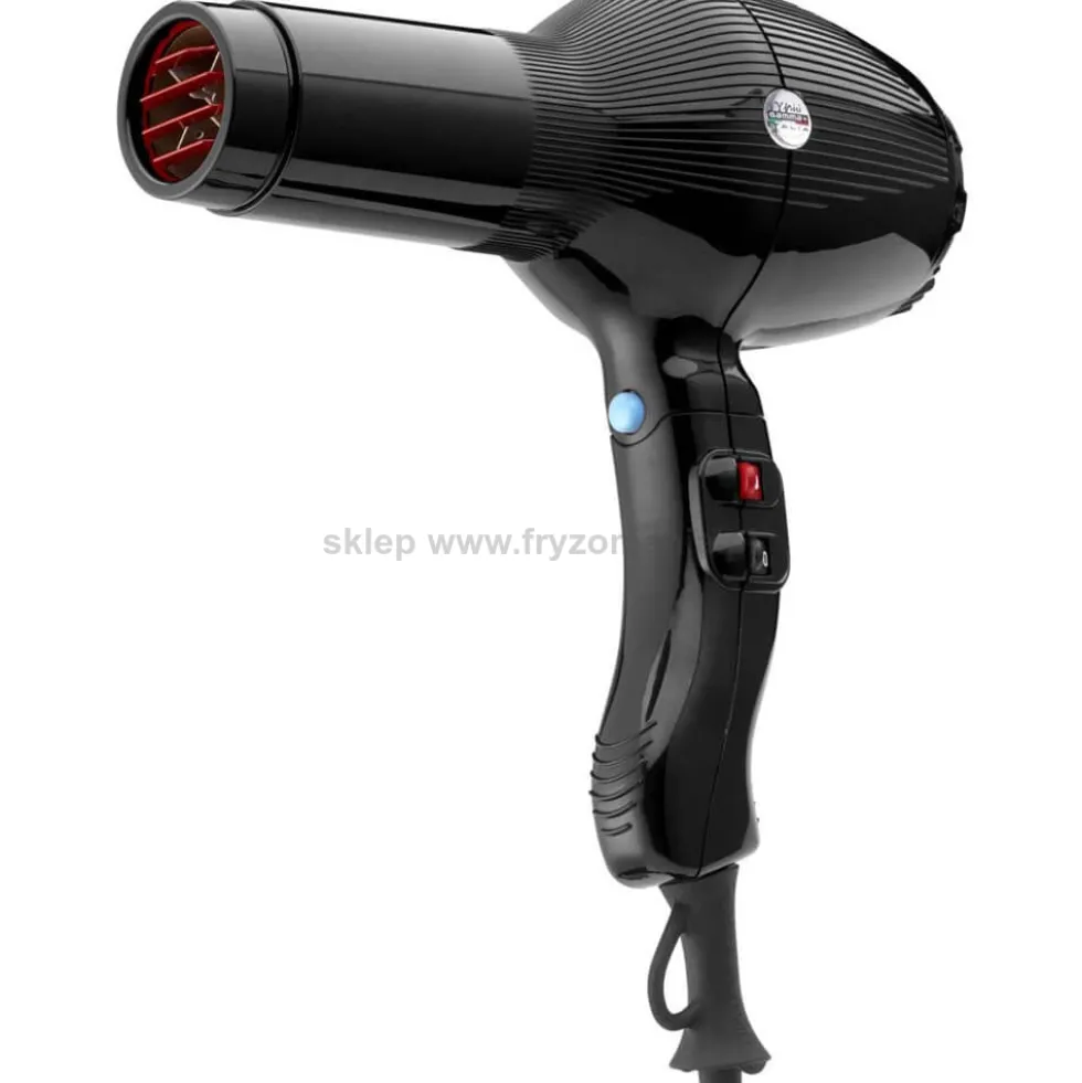 Gamma Piu 5555 Turbo Tormalionic, suszarka do włosów czarna 2400W