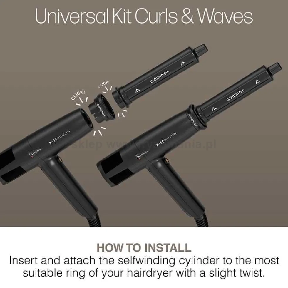 Gamma Piu Universal Curls&Waves Nakładki na suszarkę do loków i fal