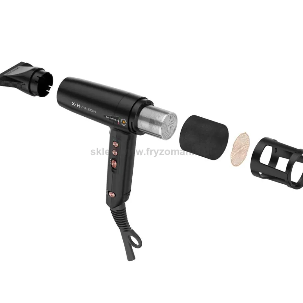 Gamma Piu X-Horizon Suszarka do włosów z jonizacją, różne kolory 1600W