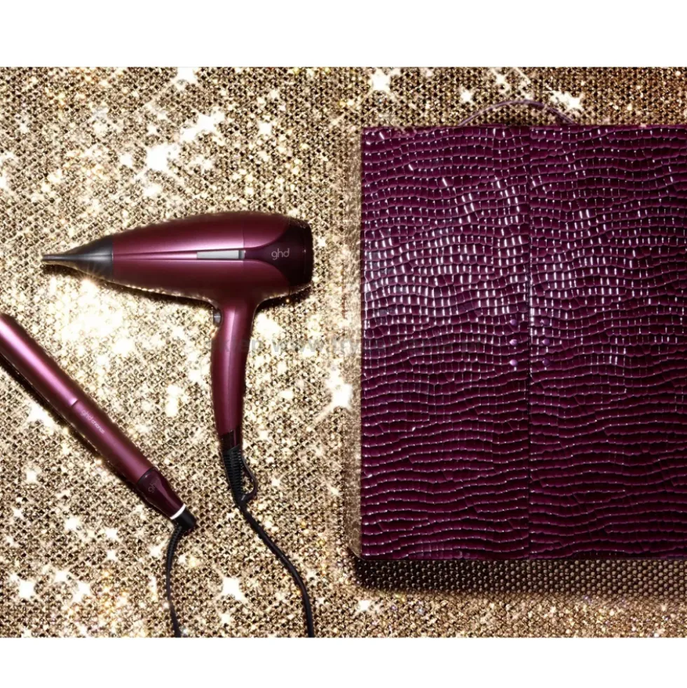 GHD Cherry Deluxe zestaw suszarka i prostownica z bezszczotkowym silnikiem 2200W, jonizacja, technologia HD Motion-Responsive