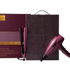GHD Cherry Deluxe zestaw suszarka i prostownica z bezszczotkowym silnikiem 2200W, jonizacja, technologia HD Motion-Responsive