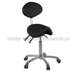 Giovanni 1025 taboret kosmetyczny czarny dostępny w 48h
