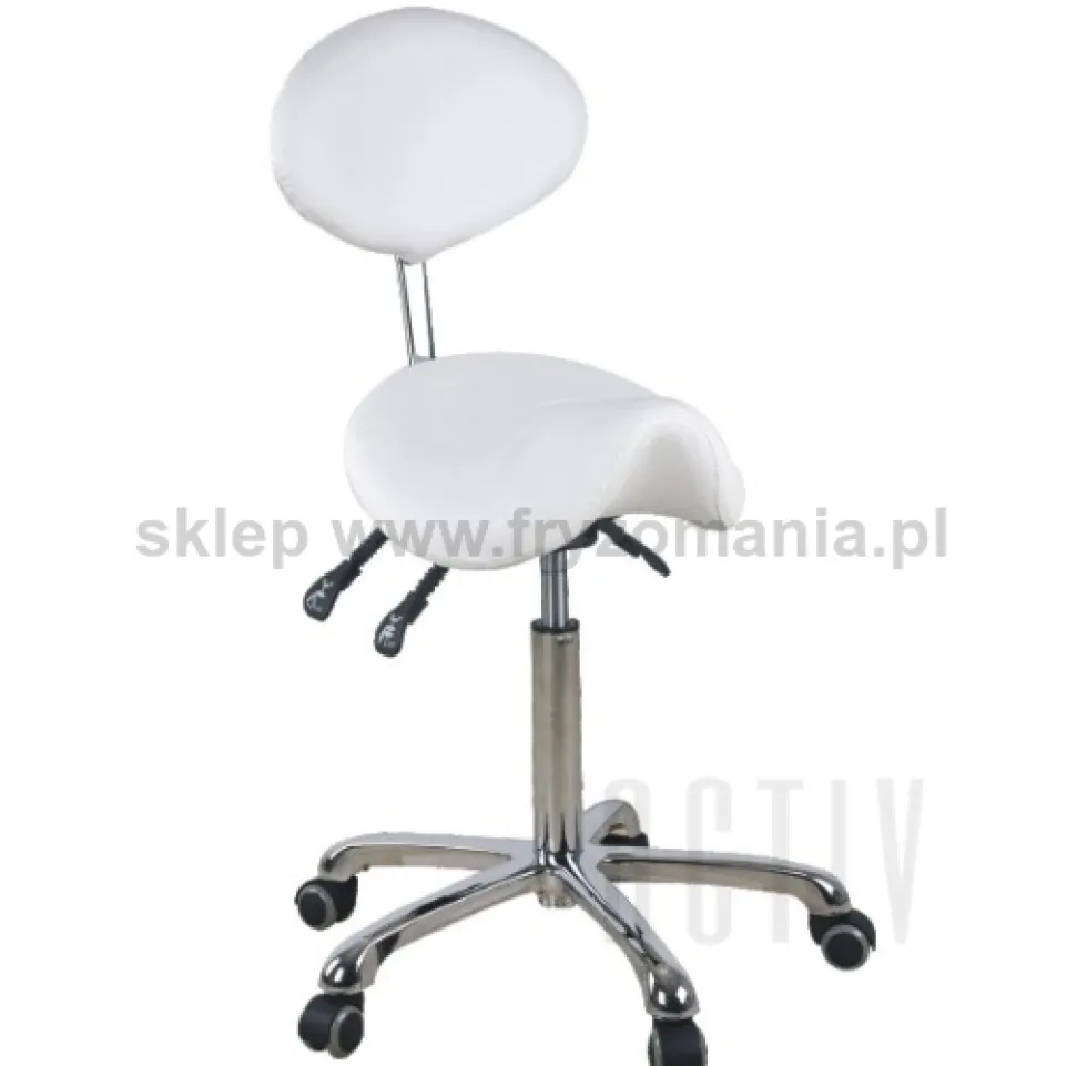 Giovanni 1025 taboret kosmetyczny biały dostępny w 48h