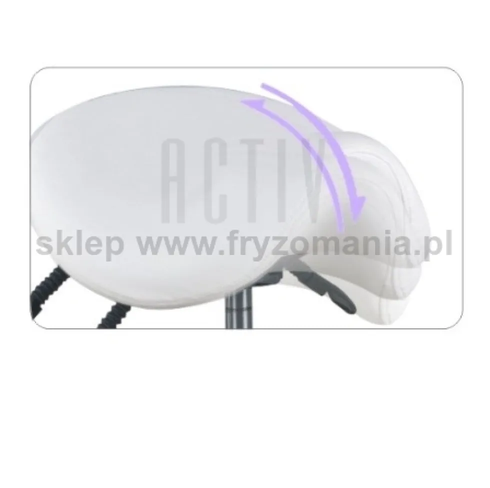 Giovanni 1025 taboret kosmetyczny biały dostępny w 48h