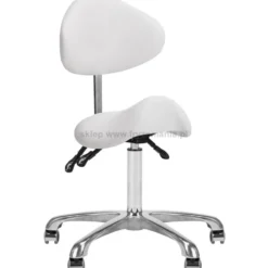 Giovanni 1004 Taboret kosmetyczny biały, dostępny w 48h