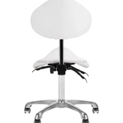 Giovanni 1004 Taboret kosmetyczny biały, dostępny w 48h
