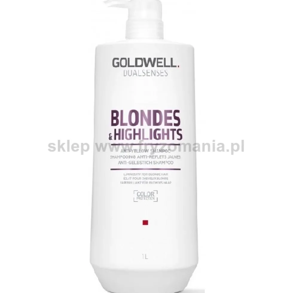 Goldwell Dualsenses Blondes szampon neutralizujący do włosów blond 1000ml
