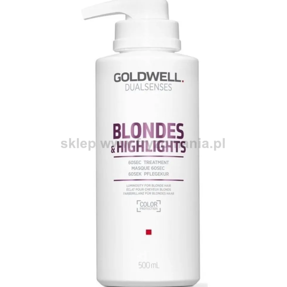 Goldwell Dualsenses Blondes 60s maska neutralizująca do włosów blond 500ml