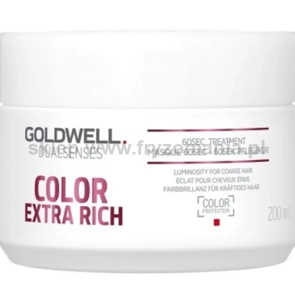 Goldwell Dualsenses Color Extra Rich 60s maska do włosów farbowanych 200ml
