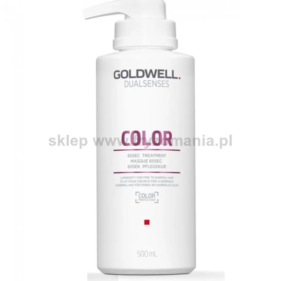Goldwell Dualsenses Color 60-sek maska nabłyszczająca do włosów farbowanych i naturalnych 500ml
