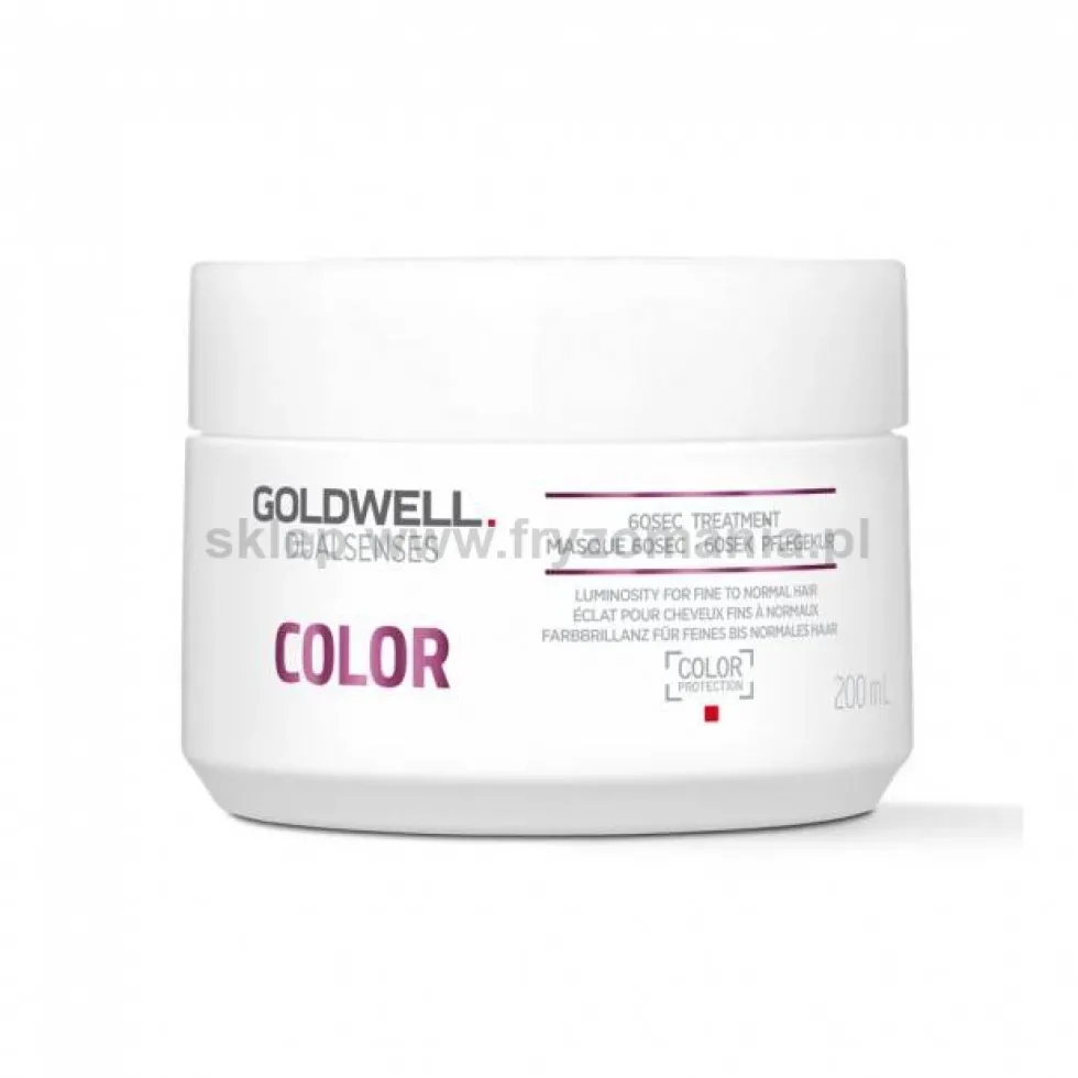 Goldwell Dualsenses Color 60-sek maska nabłyszczająca do włosów farbowanych i naturalnych 200ml