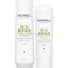 Goldwell Dualsenses Rich Repair - zestaw regenerujący do włosów szampon 250ml i odżywka 200ml