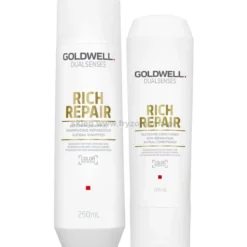 Goldwell Dualsenses Rich Repair - zestaw regenerujący do włosów szampon 250ml i odżywka 200ml